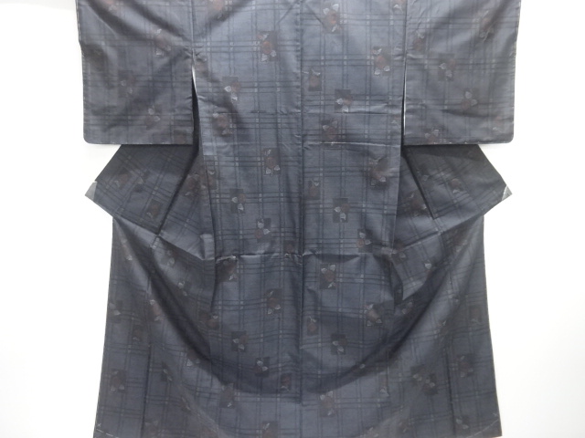 Japanese Kimono / Tsumugi Omeshi Silk